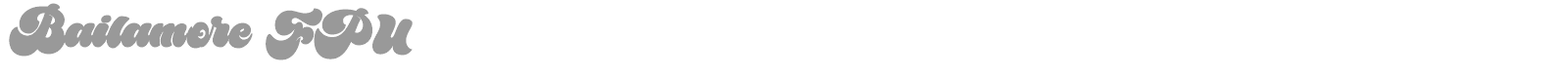 Bailamore font preview